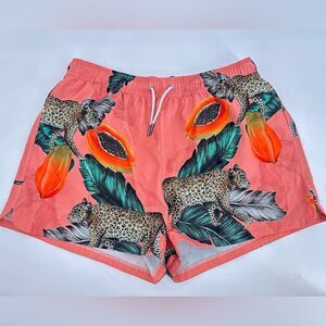 Mavrans Fruta Bomba High Waist Short Tropical Print Women’s Size XL